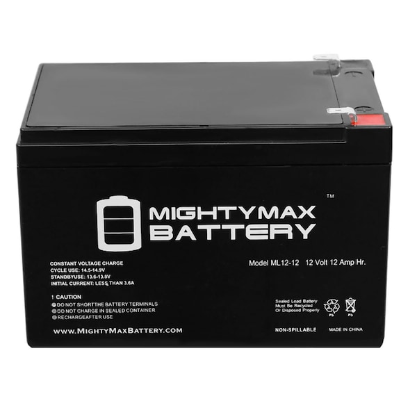 Mighty Max Battery 12V 12AH SLA Battery for Freedom 947 Electric